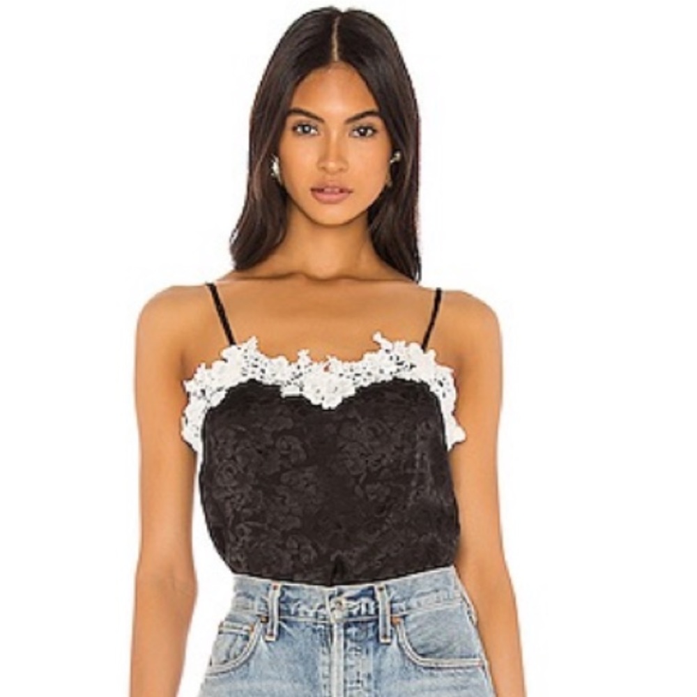 Majorelle maya top in black